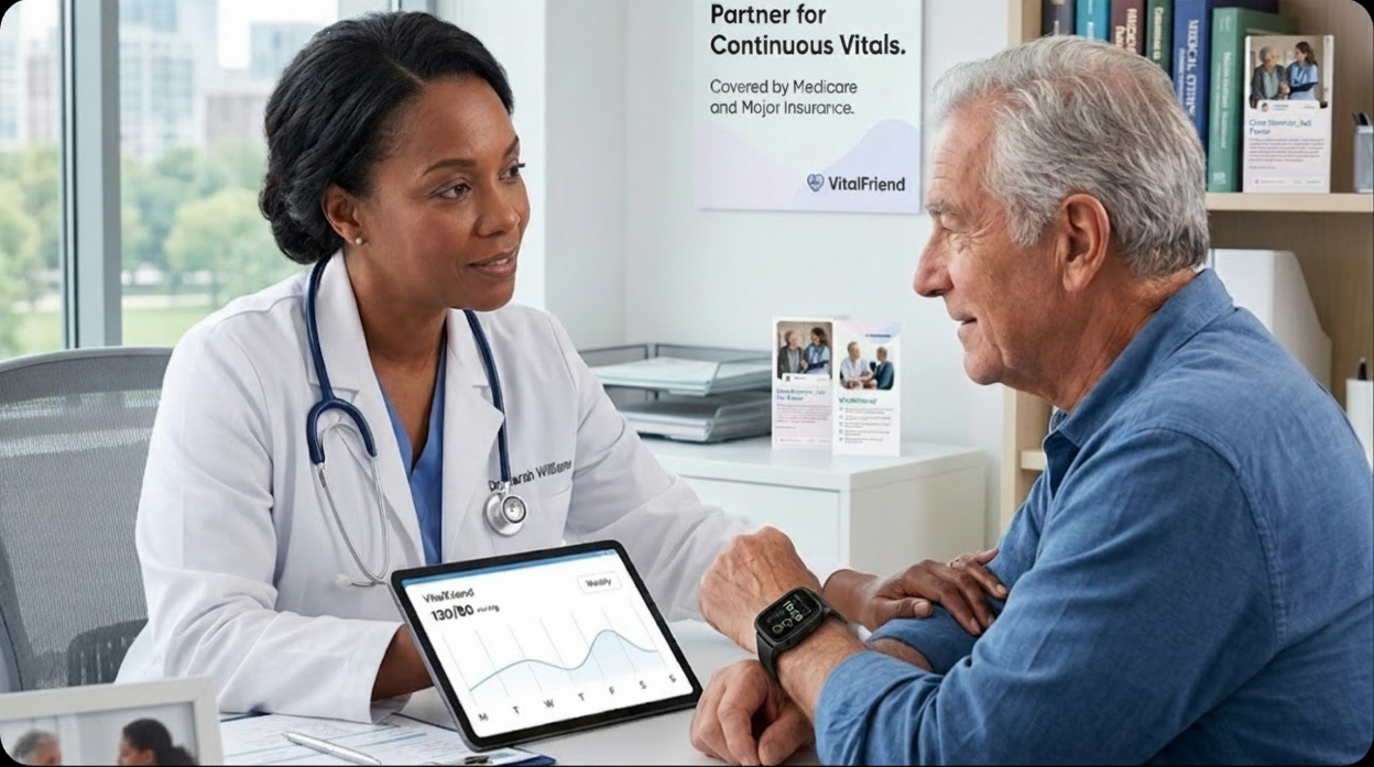 VitalFriend physician dashboard